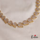 Elegant Leaf Motifs AD Necklace NC2661