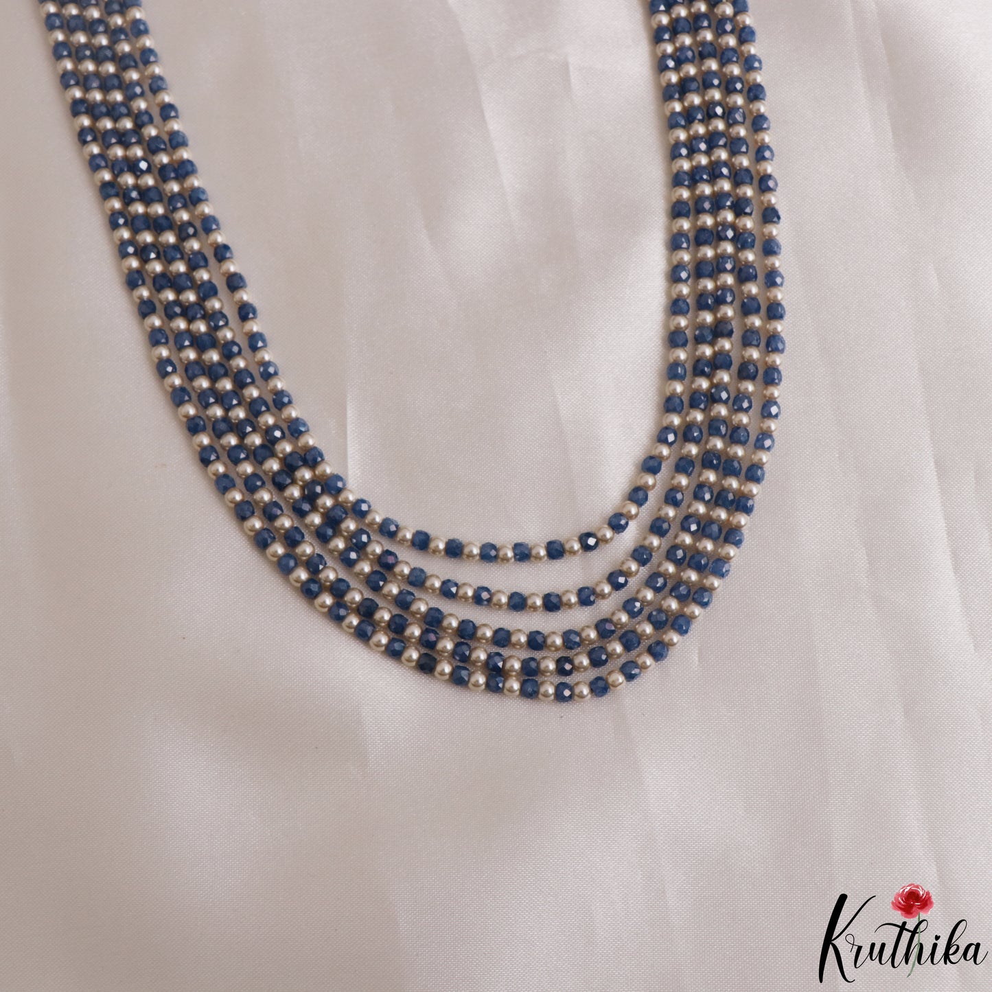 Elegant Multi Layer Pearl Bead Haaram LH2140 (Available In 5 Colors)