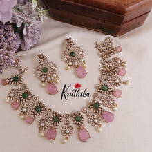 Gorgeous AD/Victorian Flower Design Necklace Sets NC2026