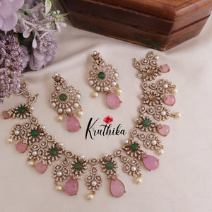 Gorgeous AD/Victorian Flower Design Necklace Sets NC2026