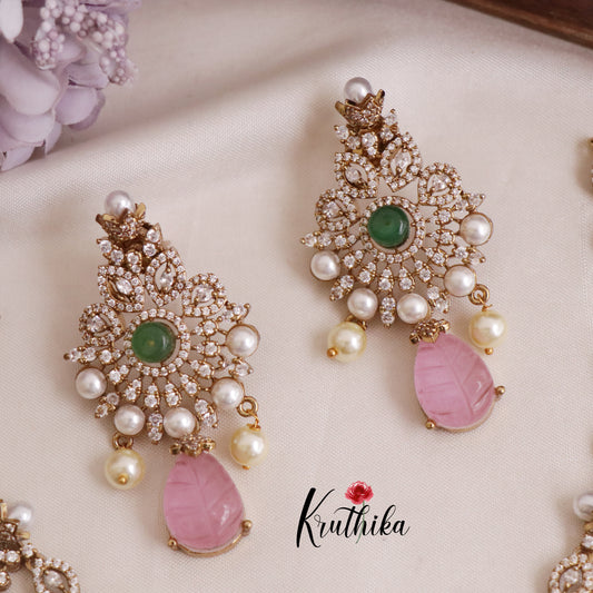 Gorgeous AD/Victorian Flower Design Necklace Sets NC2026