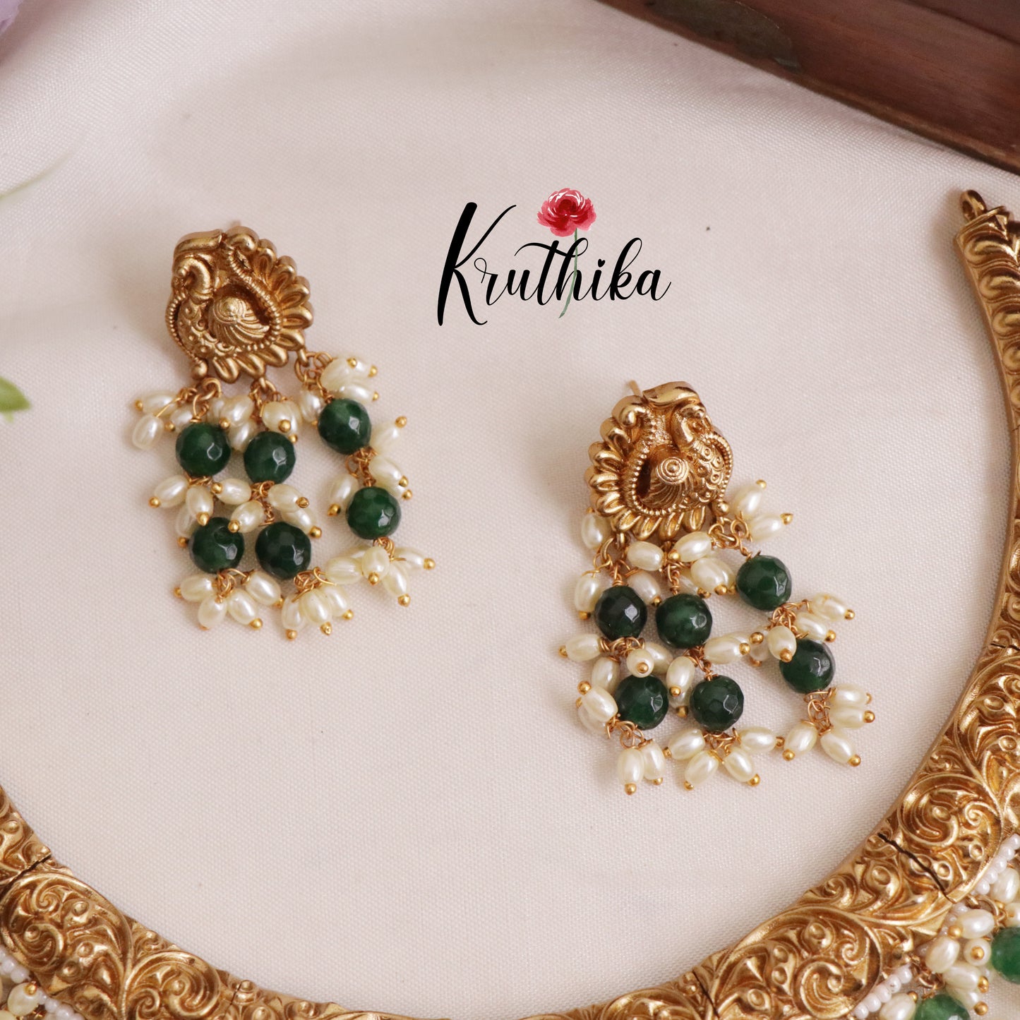 Beautiful Antique Hasli  Necklace Sets  NC2022(Available in 2 colours)