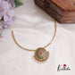 Simple Antique Aura Pearl Hasli Neckalce Set NC2121 (Available in 2 Colors)