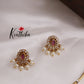 Simple Antique Aura Pearl Hasli Neckalce Set NC2121 (Available in 2 Colors)