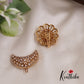 Elegant AD Floral Chandra Surya Hair Ornaments J301