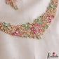 Gorgeous Floral Leaf Motifs CZ Victorian Necklace NC3126