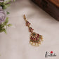 Elegant Floral Motifs Kemp Maang Tikka With Pearl Drops MT361