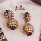 Premium Victorian moissanite Necklace set NC2018 (In 3 colors)