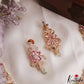 Gorgeous Floral Leaf Motifs CZ Victorian Necklace NC3126
