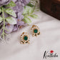 Stunning AD Floral Motifs AD Victorian Pendant Set PS286