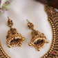 Grand 24K Gold-Inspired Antique Nagas Lakshmi Elephant Motifs Jadau Necklace NC3260 (Detachable Pendants)