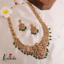 Premium Lakshmi Jadau Haaram LH1857 (Available in 2 Colours)