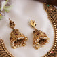 Grand 24K Gold-Inspired Antique Nagas Lakshmi Elephant Motifs Jadau Necklace NC3260 (Detachable Pendants)