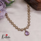 Simple AD Victorian Pendant Necklace NC2335 (Available in 5 Colours)
