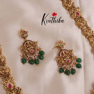 Premium Lakshmi Jadau Haaram LH1857 (Available in 2 Colours)
