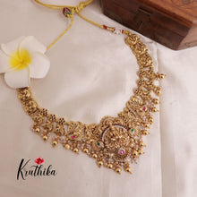 Premium Lakshmi Jadau Necklace NC1945  (Available in 2 Colours)