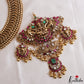 Grand 24K Gold-Inspired Antique Nagas Lakshmi Elephant Motifs Jadau Haaram LH2216 (Detachable Pendant)