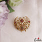 Pretty Floral Motifs Chandra Surya CZ Hair Ornaments J438