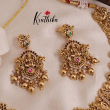 Premium Lakshmi Jadau Necklace NC1945  (Available in 2 Colours)
