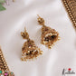 Grand 24K Gold-Inspired Antique Nagas Lakshmi Elephant Motifs Jadau Haaram LH2216 (Detachable Pendant)
