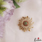 Pretty Floral Motifs Chandra Surya CZ Hair Ornaments J438