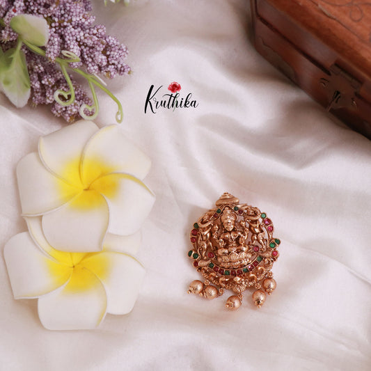 Gorgeous Temple Lakshmi Devi Multi Stone Jada Billa J180
