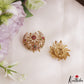 Pretty Floral Motifs Chandra Surya CZ Hair Ornaments J438