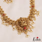 Premium Antique Nagas Lakshmi Peacock Motifs Necklace With Pearl Drops NC2958