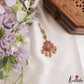 Elegant Antique Lakshmi Motifs Jadau Maang Tikka With Golden Bead Drops MT404 (Available In 4 Colors)