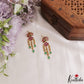 Trendy Floral Motifs Kemp Earrings E1196