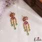 Trendy Floral Motifs Kemp Earrings E1196