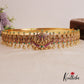 Beautiful Lakshmi Jadau Hip Belt With Golden Bead Drops V316