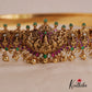 Beautiful Lakshmi Jadau Hip Belt With Golden Bead Drops V316