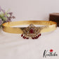 Beautiful Peacock Motifs AD Stones Hip Belt V373 (Available In 4 Colors)