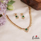 Trendy CZ Sparking Victorian Necklace Sets NC2171 (Available in 3 Colours)