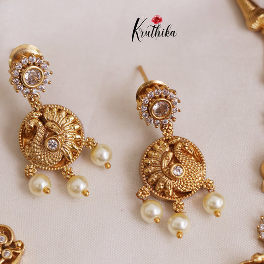 Trendy Peacock Design Necklace Sets NC2031