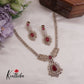 Trendy CZ Sparkling Leaf Pendant Necklace NC2336 (Available in 3 colours)