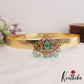 Beautiful Peacock Motifs AD Stones Hip Belt V373 (Available In 4 Colors)