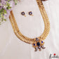 Premium Antique Lakshmi Kasu Jadau Haaram With Peacock Puligoru Pendant LH2188 (Available In 3 Colors)