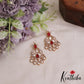 Sparkling Teardrop AD Victorian Chandbali Earrings E1063 (Available In 4 Colors)