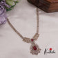Trendy CZ Sparkling Leaf Pendant Necklace NC2336 (Available in 3 colours)