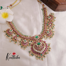 Royal Contemporary Kundan Jadau Pastel Beads Guttapoosalu Necklace NC1939