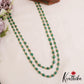 Trendy Green Bead Double Layered Mala LH2071