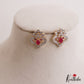 Elegant Peacock Motifs AD Stud Earrings E1123 (Available In 2 Colors)