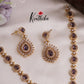 Sparkling CZ Teardrop Necklace NC2545 (Available In 3 Colors)