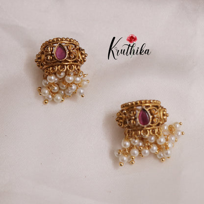 Classic Kemp Bugadi Earcuffs | upper earrings | Bugadi Earrings E666 (Available in 2 Colors)