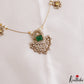 Pretty Floral Motifs CZ Invisible Chain NC3250 (Available In 6 Colors)