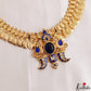 Premium Antique Lakshmi Kasu Jadau Haaram With Peacock Puligoru Pendant LH2188 (Available In 3 Colors)