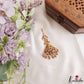 Trendy Antique Lakshmi Peacock Motifs Jadau Maang Tikka With Pearl Bead Drops MT405 (Available In 4 Colors)