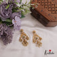 Elegant Antique Peacock Triple Layered Jhumka Earrings E675